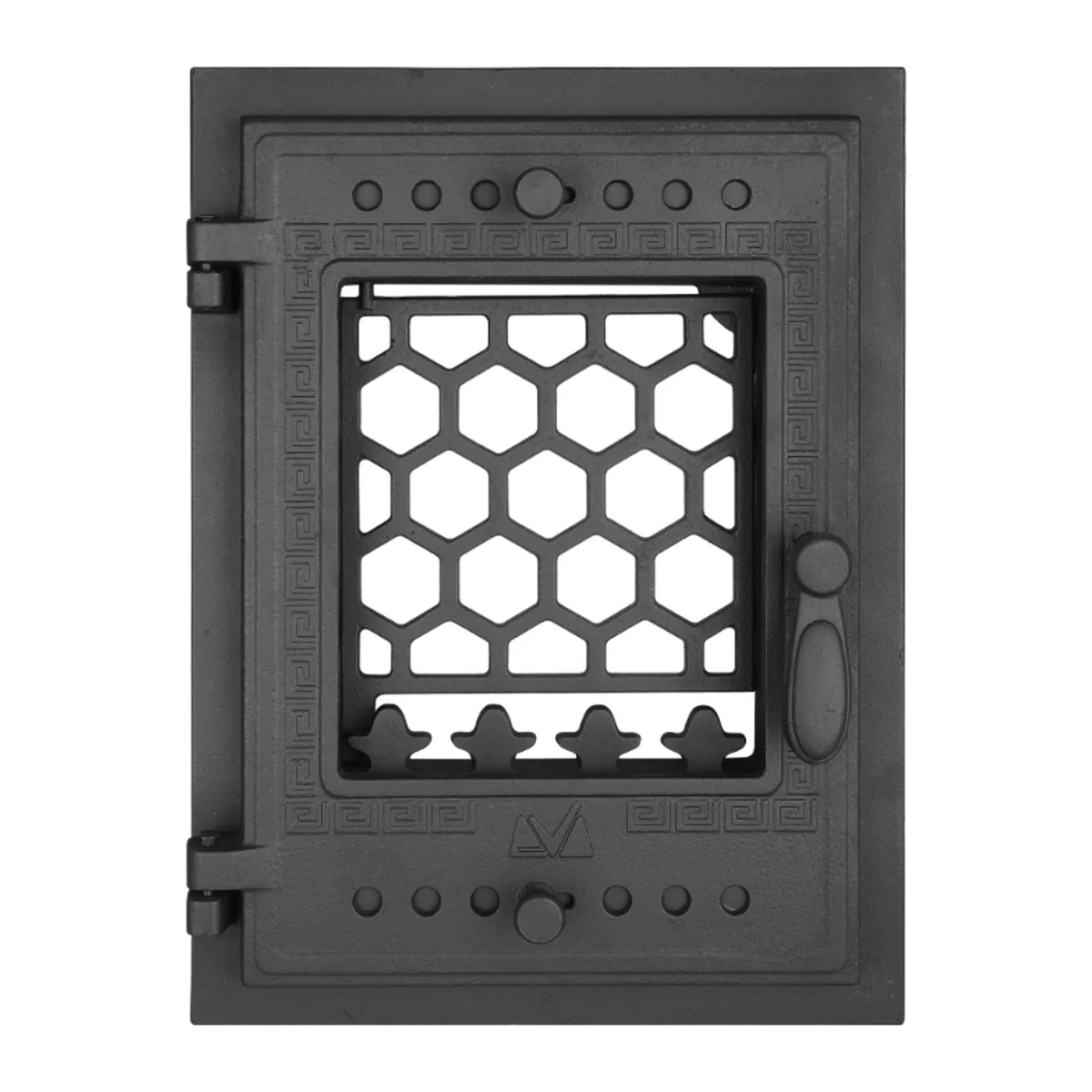 Uși seminee și cuptoare - Ușă șemineu dreptunghiulară 480×360 mm – Evotools