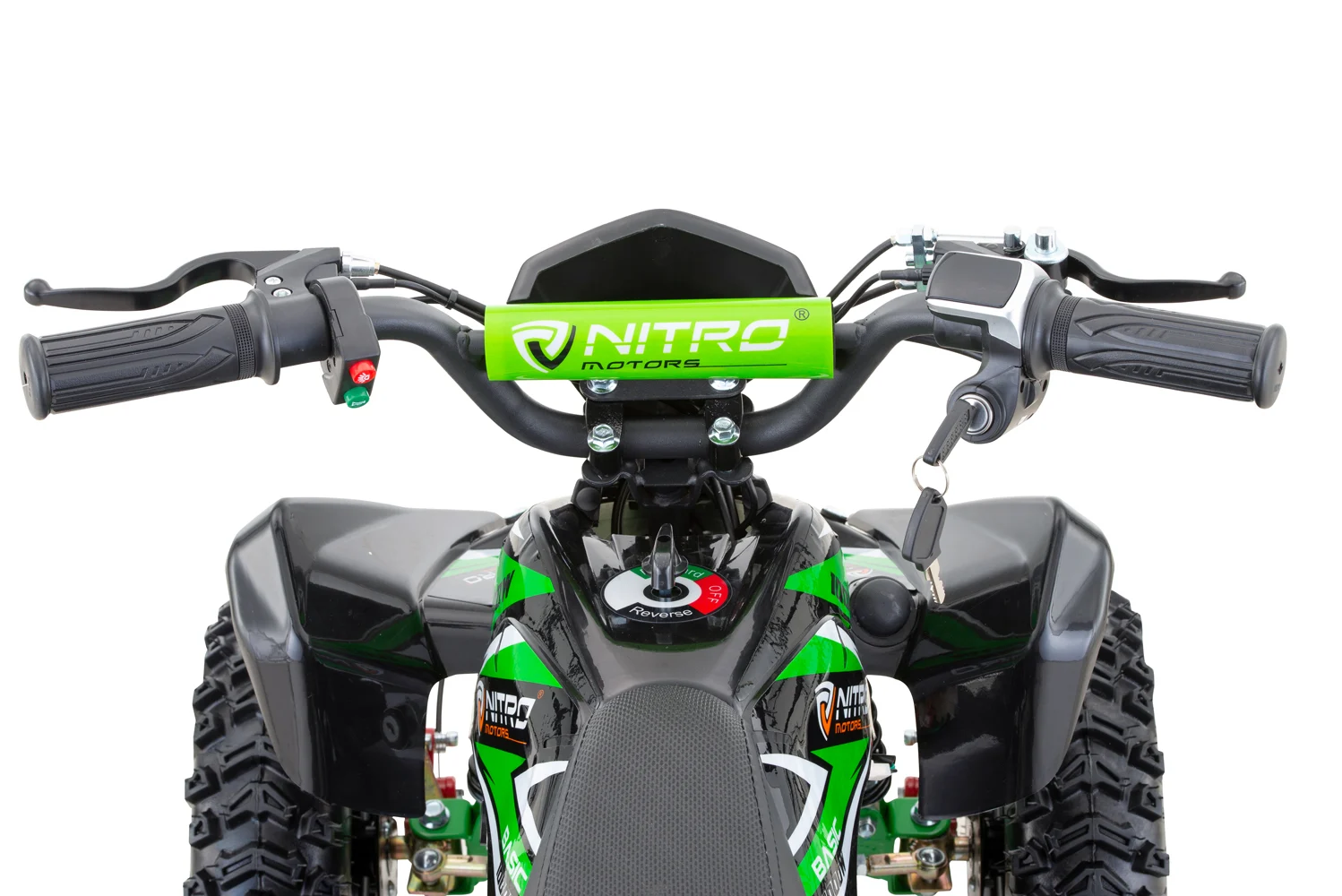 NITRO ECO Python Electric ATV 1000W 36V, Snowy Tyres, 3 Speeds, Green [4]