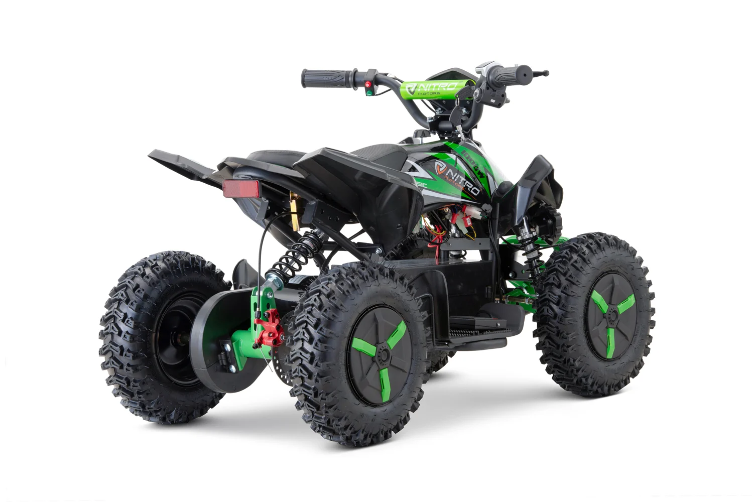 NITRO ECO Python Electric ATV 1000W 36V, Snowy Tyres, 3 Speeds, Green [3]