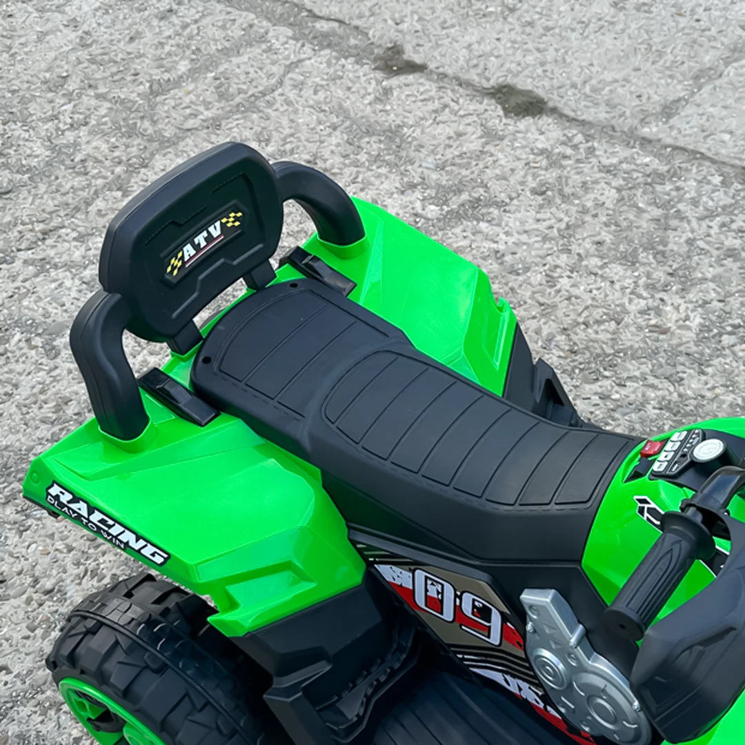 ATV electric cu 2 locuri, 4x4, BJFT009, 180W, 12V 12Ah, bluetooth, RC, verde [9]