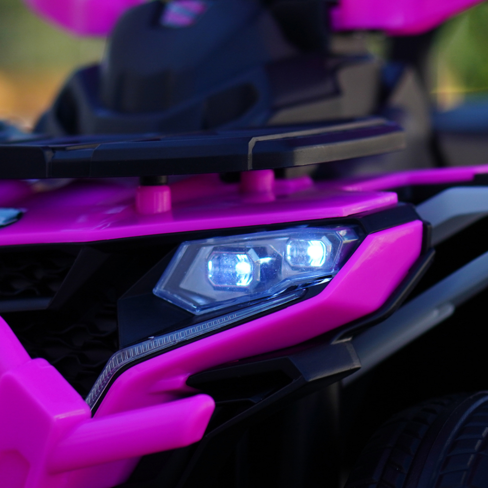 ATV electric cu maner 4 in 1, 35W, 6V, echipare premium, roz [9]