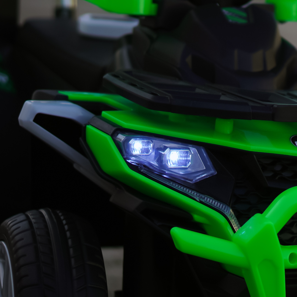 Ride-on electric atv 4 in 1 for children, 35W, 6V, premium, green [12]