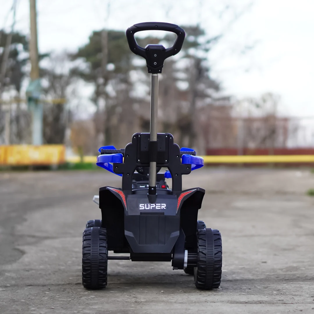 Ride-on electric atv 4 in 1 for children, 35W, 6V, standard, blue [8]