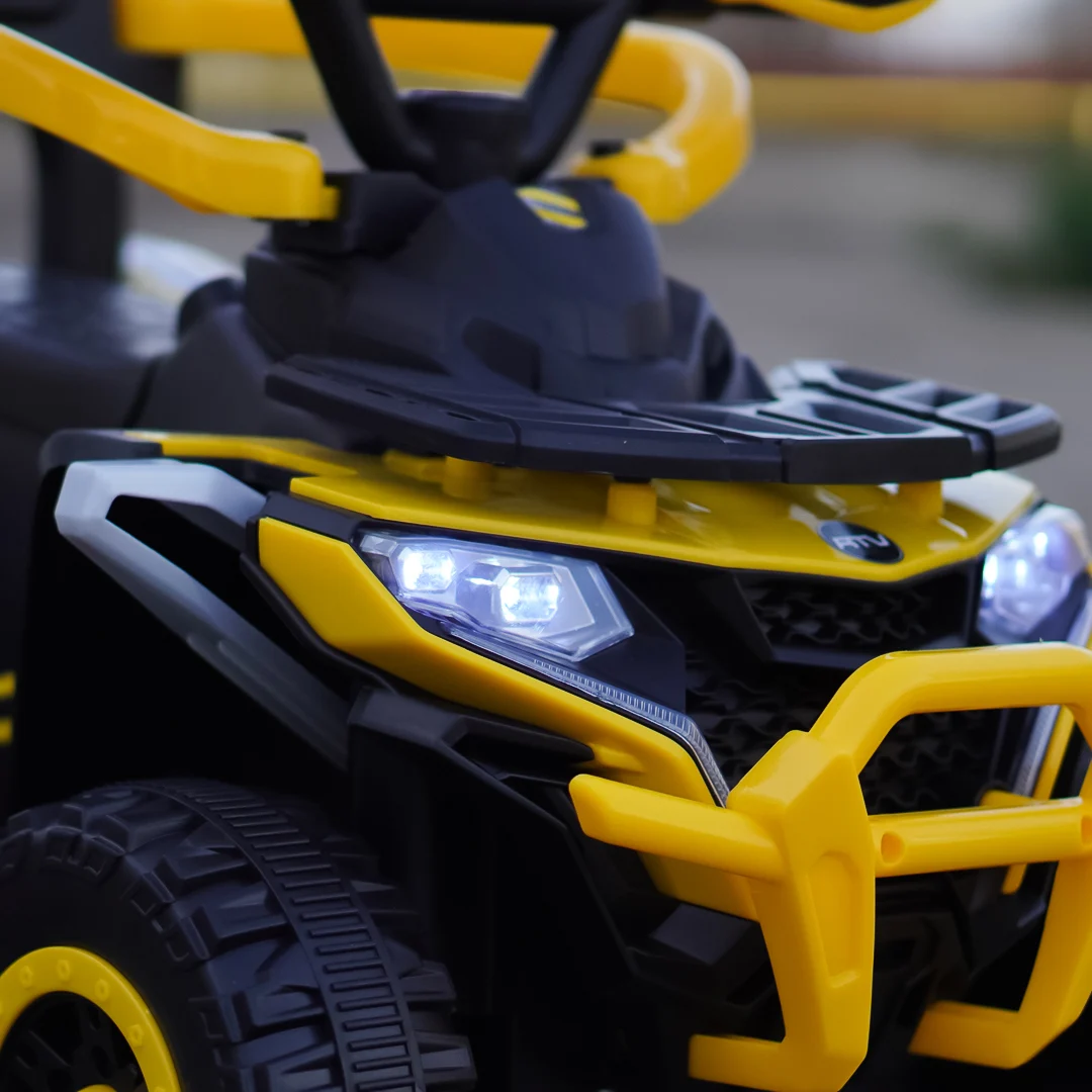 Ride-on electric atv 4 in 1 for children, 35W, 6V, standard, yellow [4]