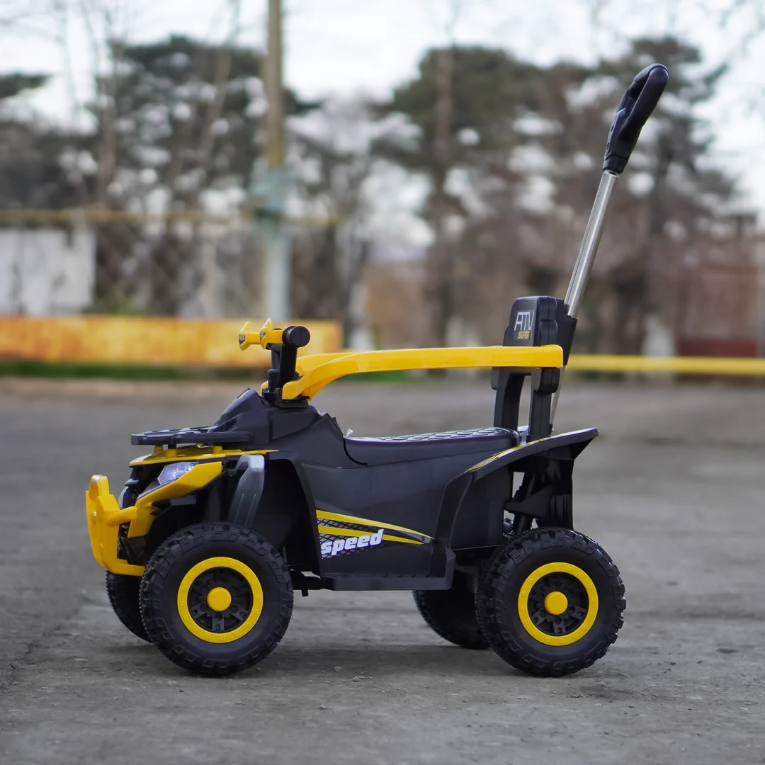 Ride-on electric atv 4 in 1 for children, 35W, 6V, standard, yellow [5]