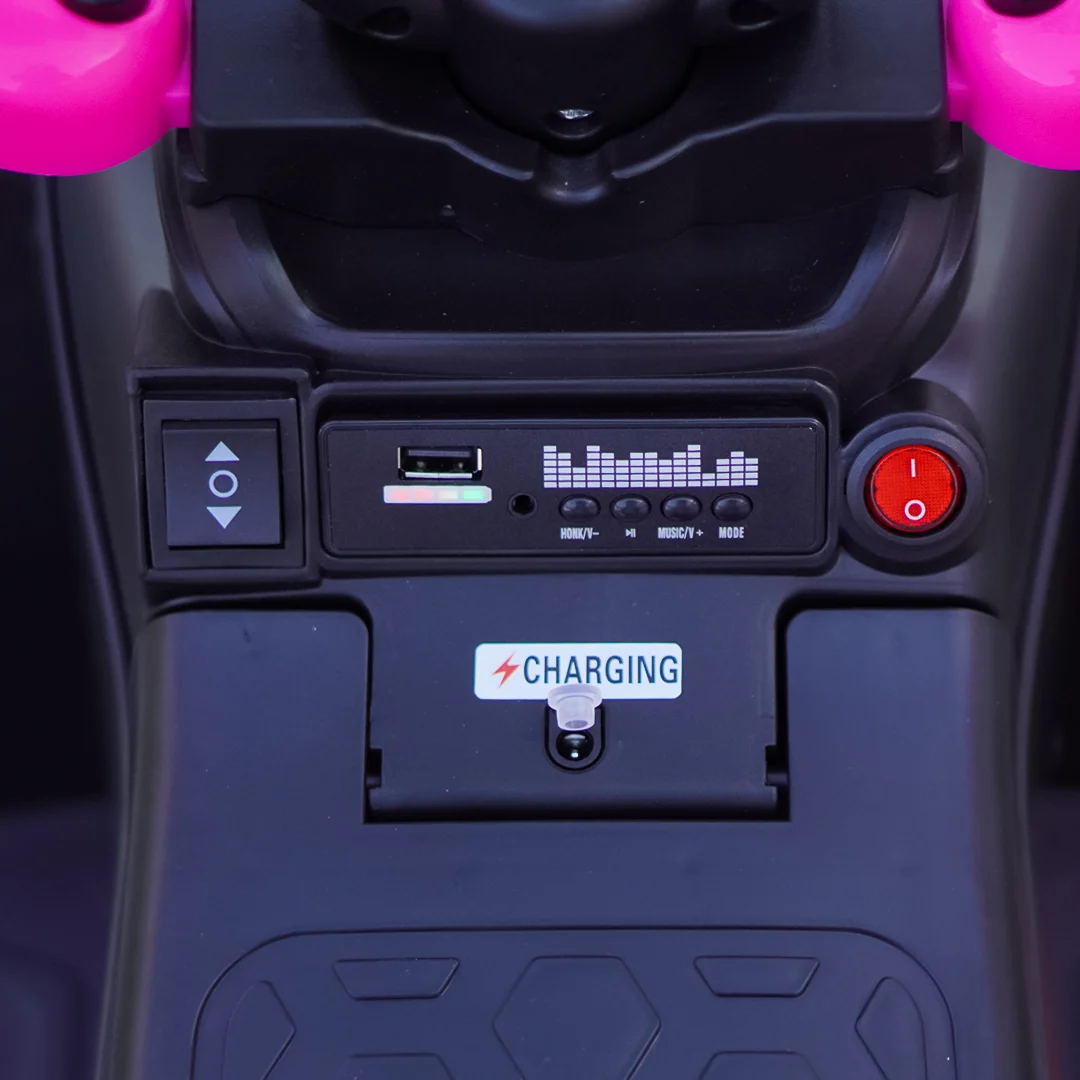 Ride-on electric atv 4 in 1 for children, 35W, 6V, standard, pink [6]