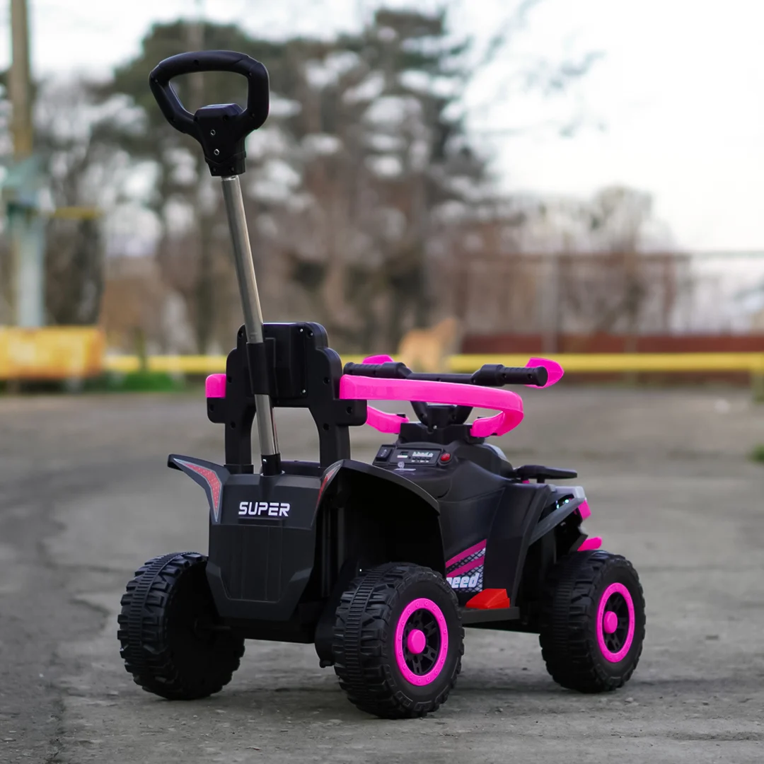 Ride-on electric atv 4 in 1 for children, 35W, 6V, standard, pink [8]