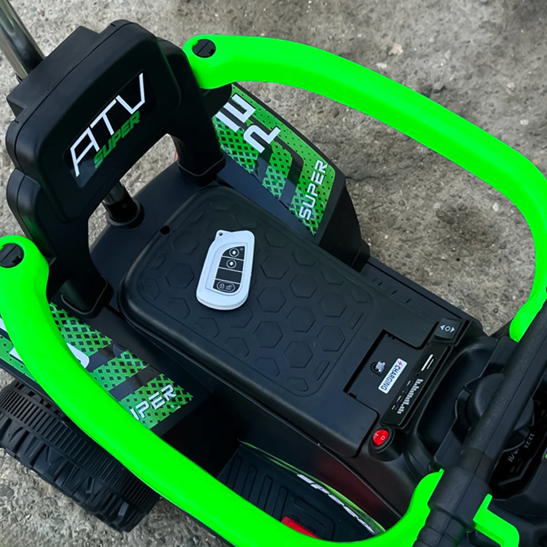 Ride-on electric atv 4 in 1 for children, 35W, 6V, standard, green [7]