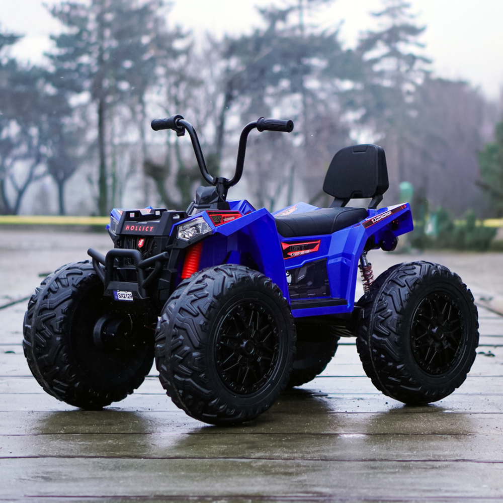 ATV electric MonsterQuad 400W, 24V, 14Ah, echipare PREMIUM, albastru [10]