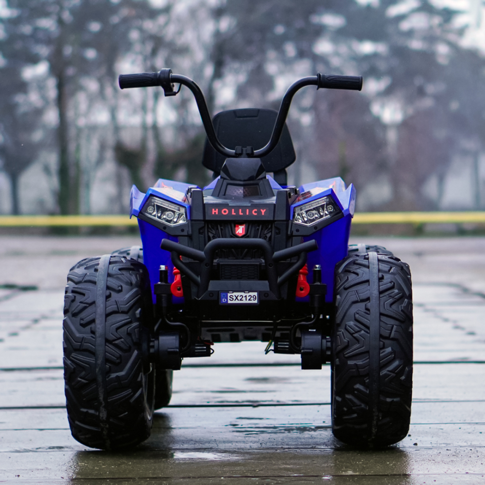 ATV electric MonsterQuad 400W, 24V, 14Ah, echipare PREMIUM, albastru [3]