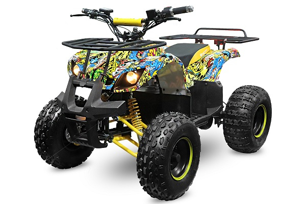 ATV electric NITRO Eco Toronto 1000W 48V 20Ah cu DIFERENTIAL #Galben [1]