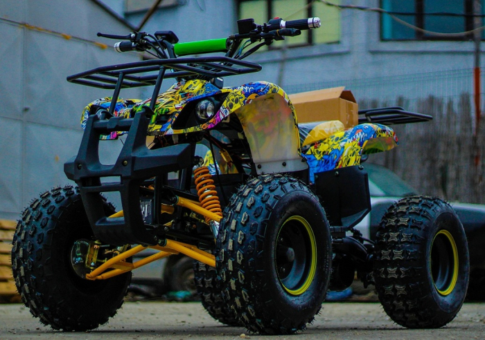 ATV electric NITRO Eco Toronto 1000W 48V 20Ah cu DIFERENTIAL #Galben [2]