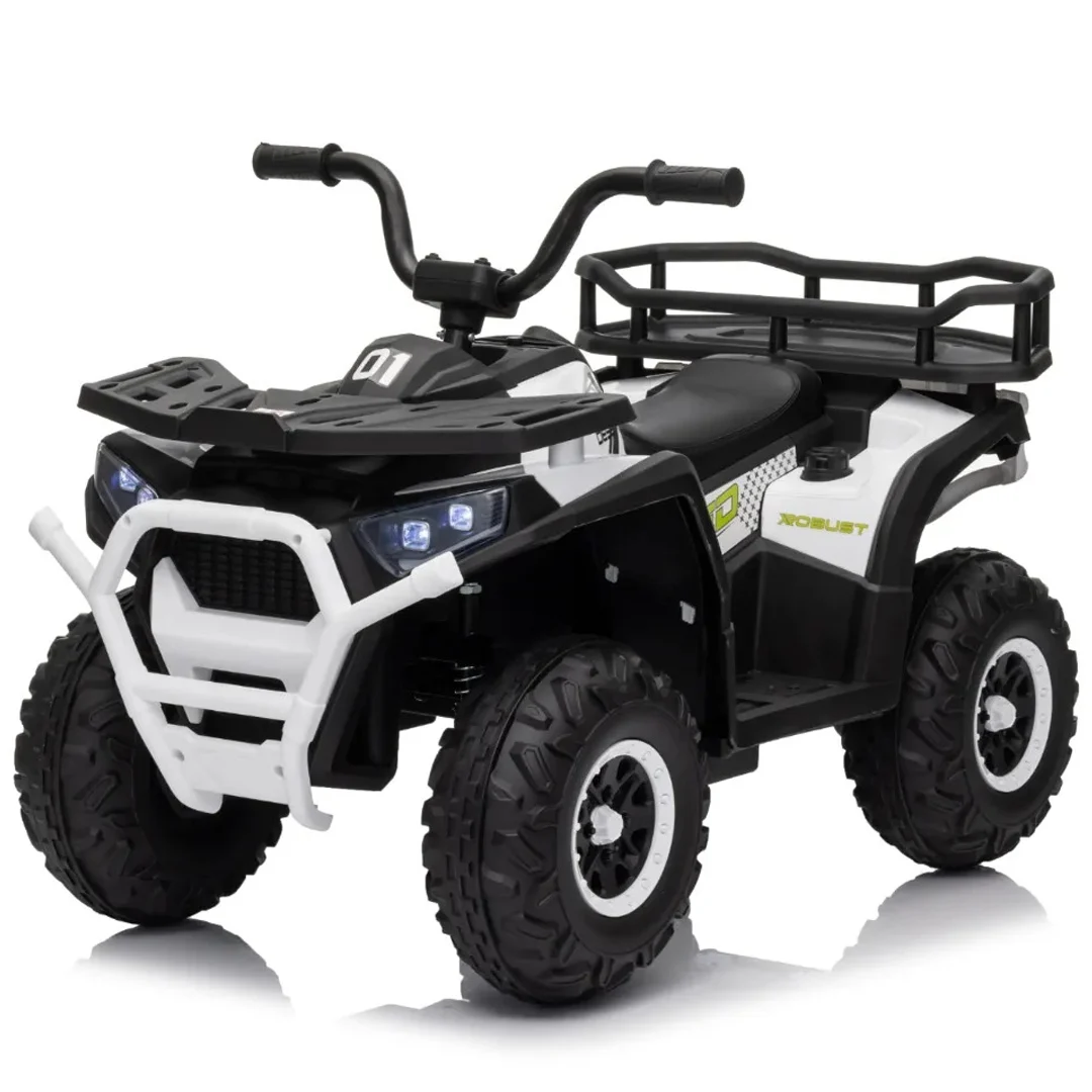 Electric ride-on ATV for children Solley MiniDesert, 2-5 years, 70W 12V, bluetooth, white [1]