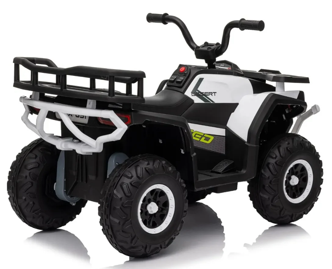 Electric ride-on ATV for children Solley MiniDesert, 2-5 years, 70W 12V, bluetooth, white [2]