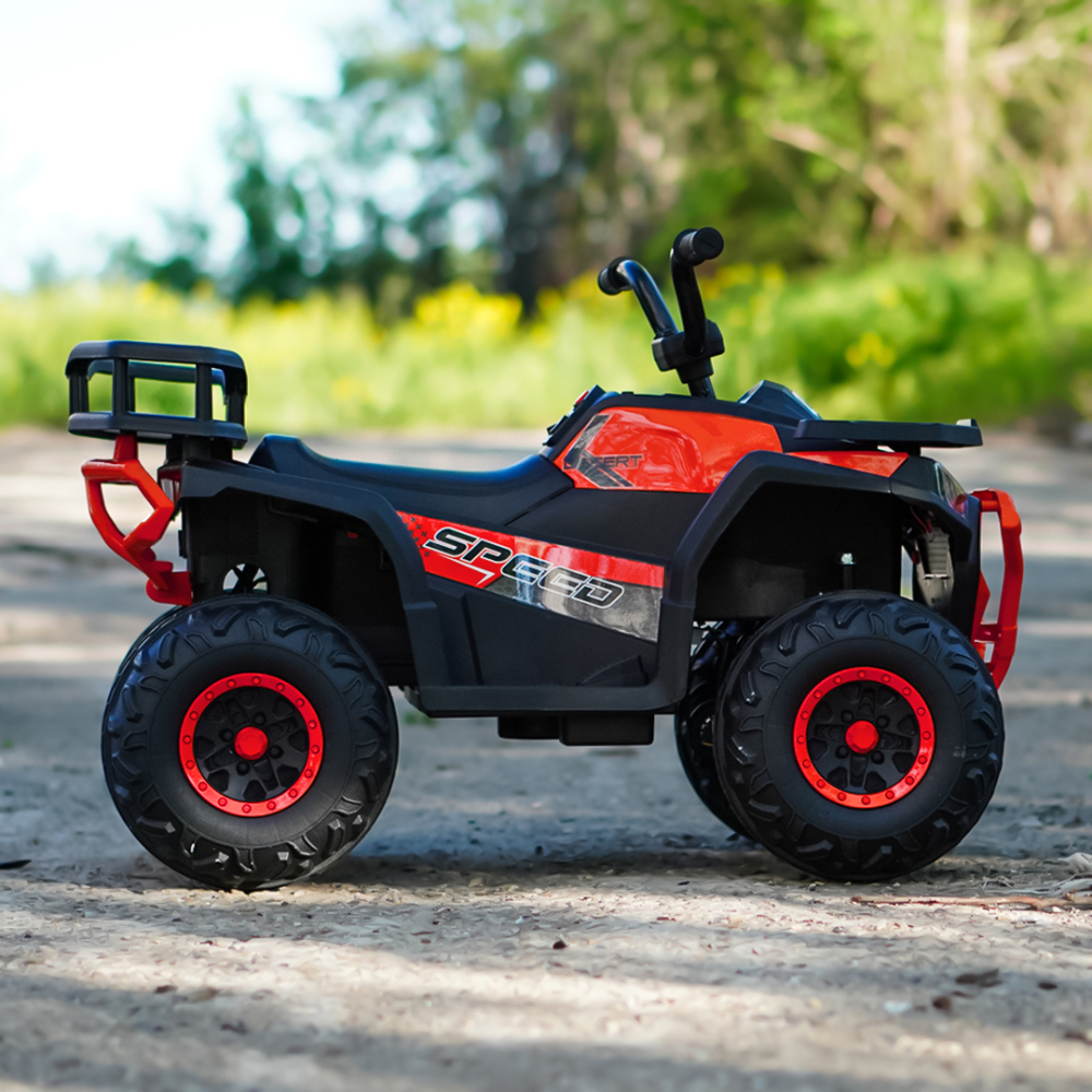 ATV electric pentru copii 2 - 5 ani, Solley MiniDesert, 70W 12V, bluetooth, rosu [8]
