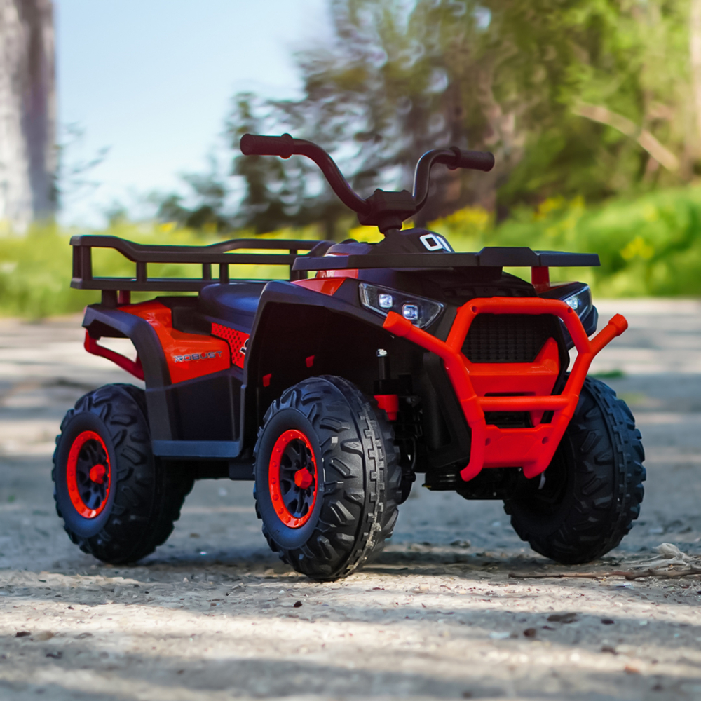 ATV electric pentru copii 2 - 5 ani, Solley MiniDesert, 70W 12V, bluetooth, rosu [9]