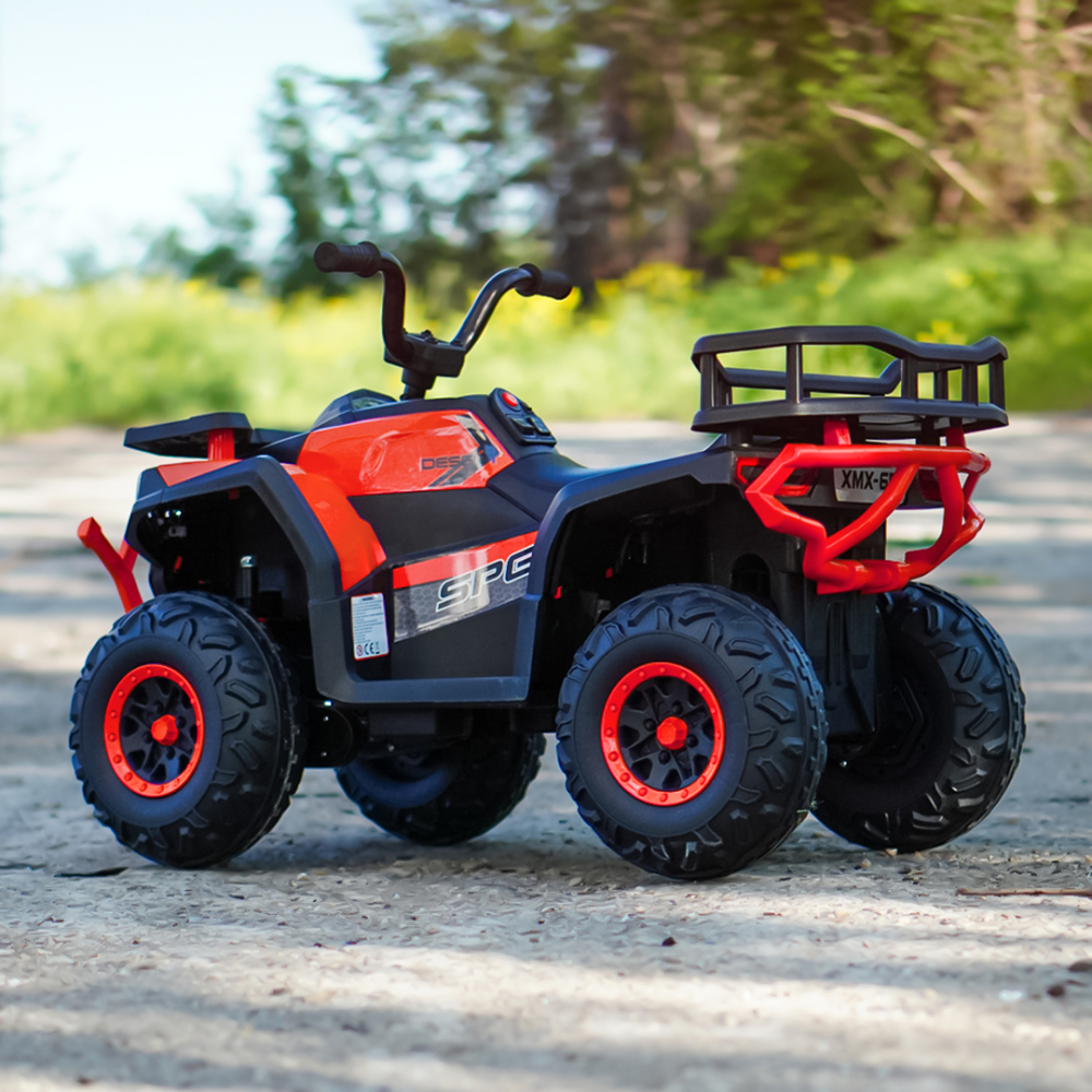 ATV electric pentru copii 2 - 5 ani, Solley MiniDesert, 70W 12V, bluetooth, rosu [5]