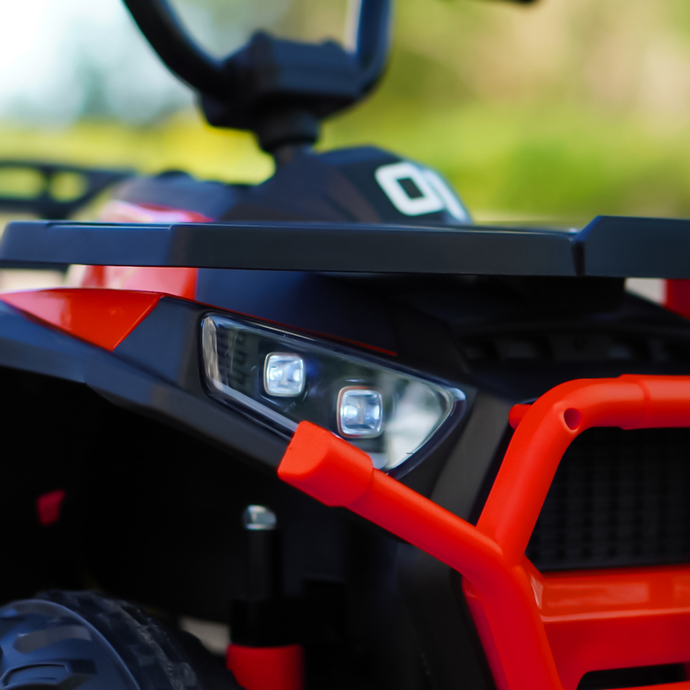 ATV electric pentru copii 2 - 5 ani, Solley MiniDesert, 70W 12V, bluetooth, rosu [11]