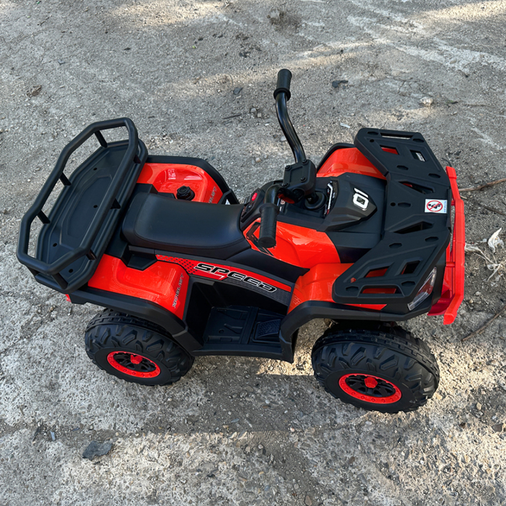 ATV electric pentru copii 2 - 5 ani, Solley MiniDesert, 70W 12V, bluetooth, rosu [15]