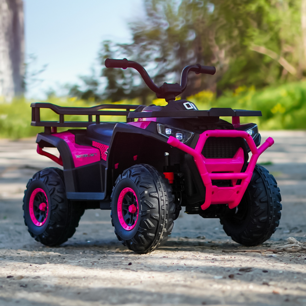 ATV electric pentru copii 2 - 5 ani, Solley MiniDesert, 70W 12V, bluetooth, roz [2]