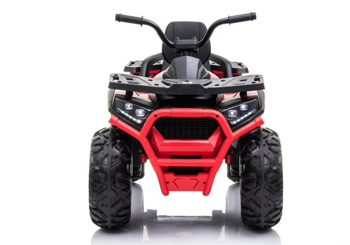 Electric Ride-On ATV for children Kinderauto BJ607, 12V, 90W, leather seat, red [2]