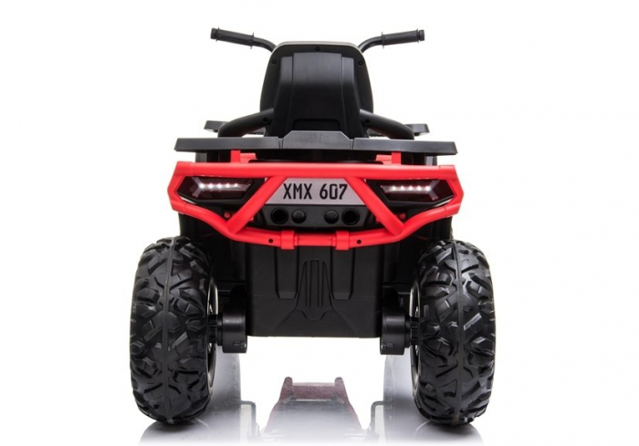 Electric Ride-On ATV for children Kinderauto BJ607, 12V, 90W, leather seat, red [7]