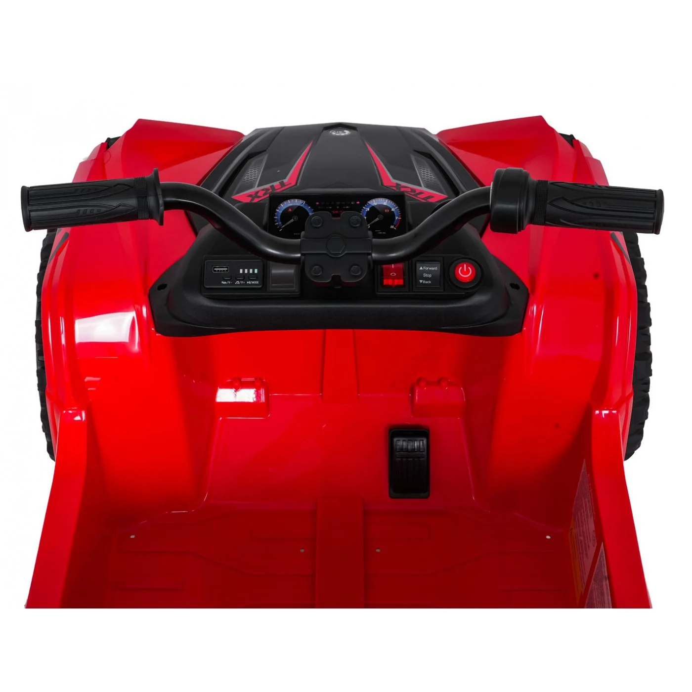 ATV electric pentru copii FarmQuad 6x6, 180W, 12V 14AH, premium, rosu [5]