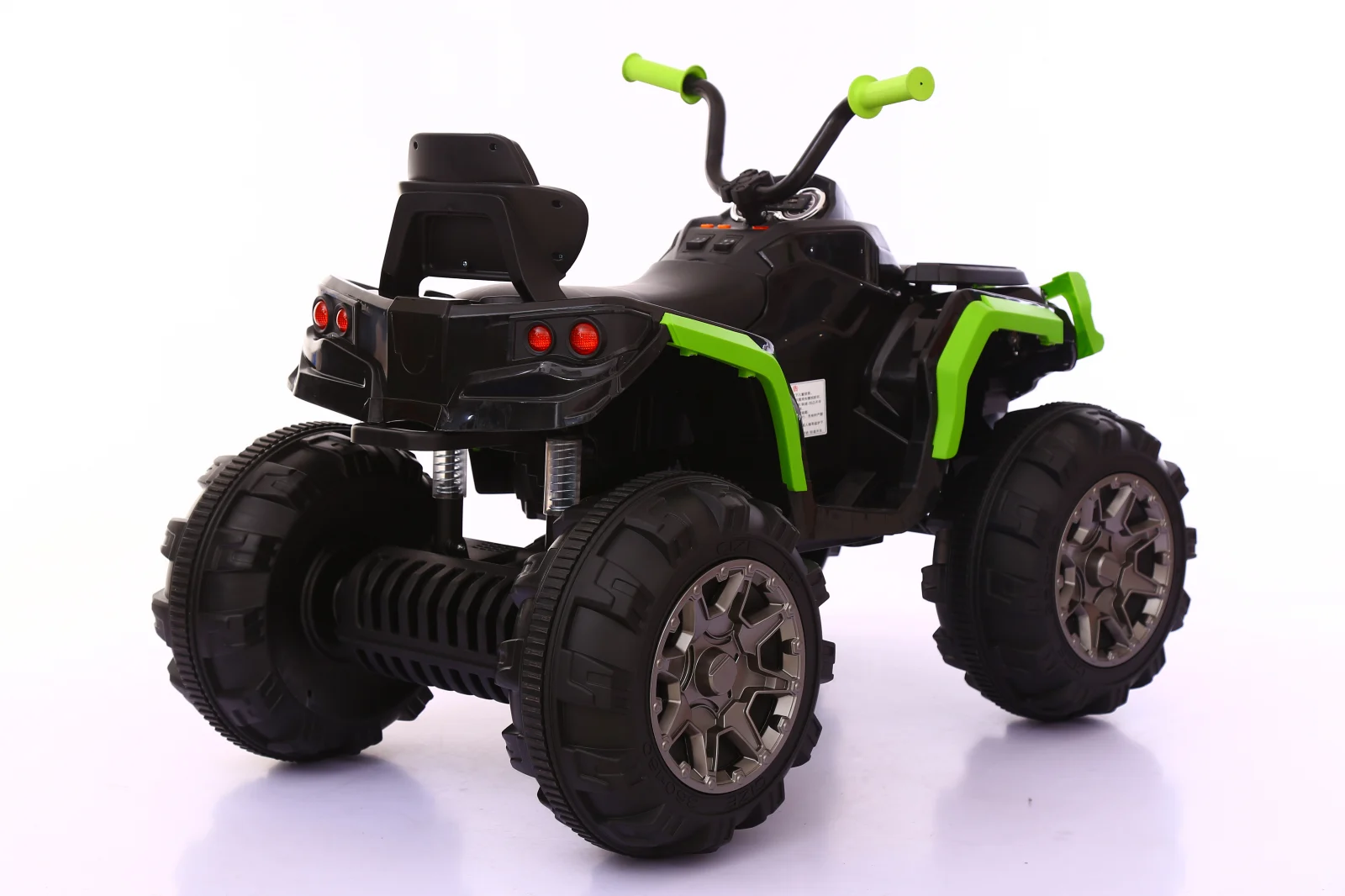 ATV electric pentru copii, model Offroad-K, 90W, 12V, scaun tapitat, verde [3]