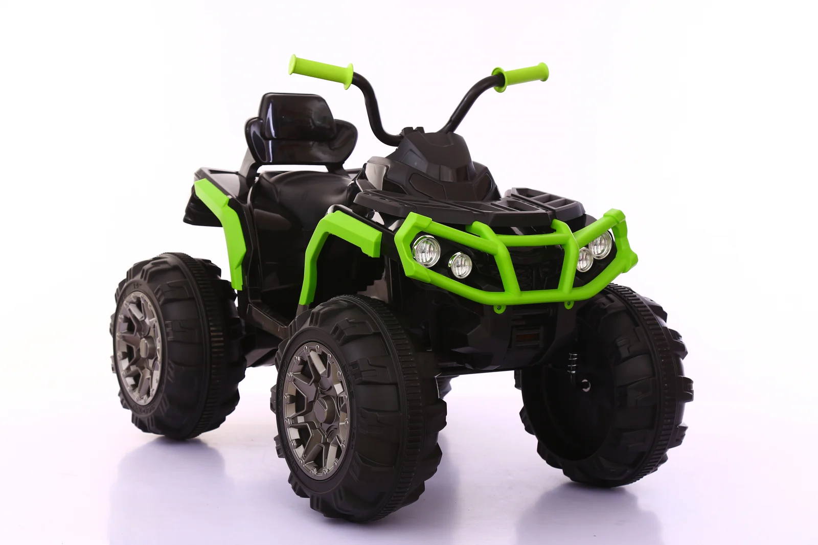 ATV electric pentru copii, model Offroad-K, 90W, 12V, scaun tapitat, verde [6]
