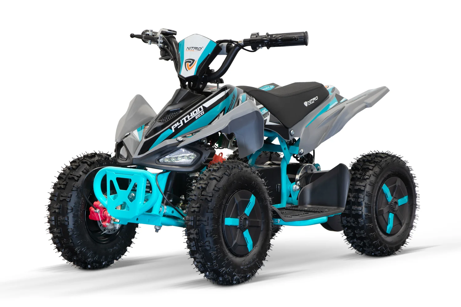 Ride-on electric ATV for children, NITRO ECO Python, 1000W, 36V, 3 gears, light blue [1]