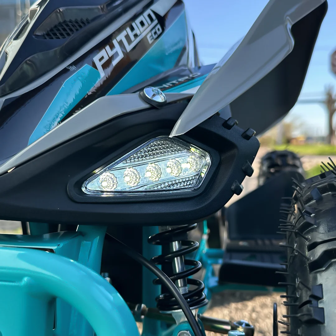 Ride-on electric ATV for children, NITRO ECO Python, 1000W, 36V, 3 gears, light blue [12]