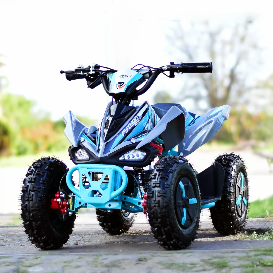 Ride-on electric ATV for children, NITRO ECO Python, 1000W, 36V, 3 gears, light blue [2]