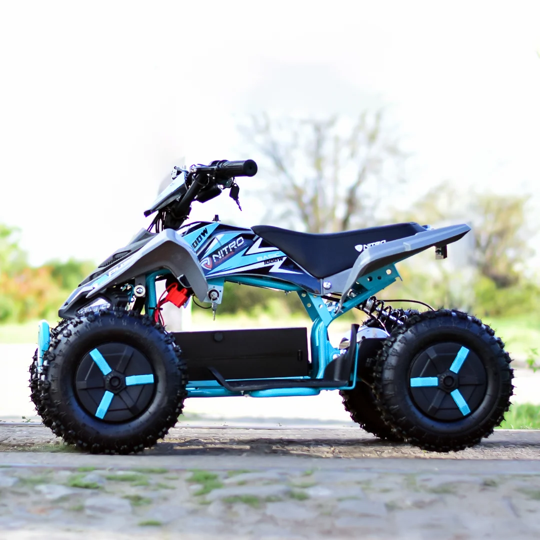 Ride-on electric ATV for children, NITRO ECO Python, 1000W, 36V, 3 gears, light blue [3]
