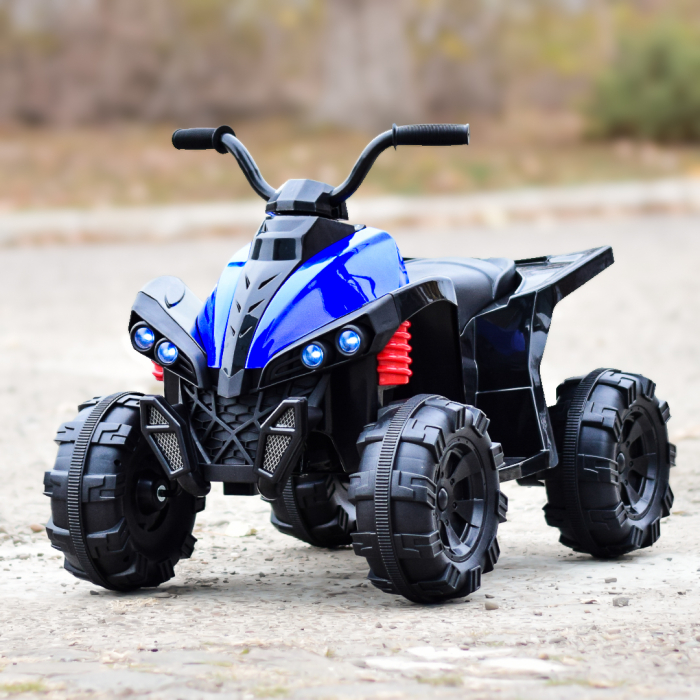 ATV electric pentru copii Wolf, 70W 12V, standard, albastru [2]