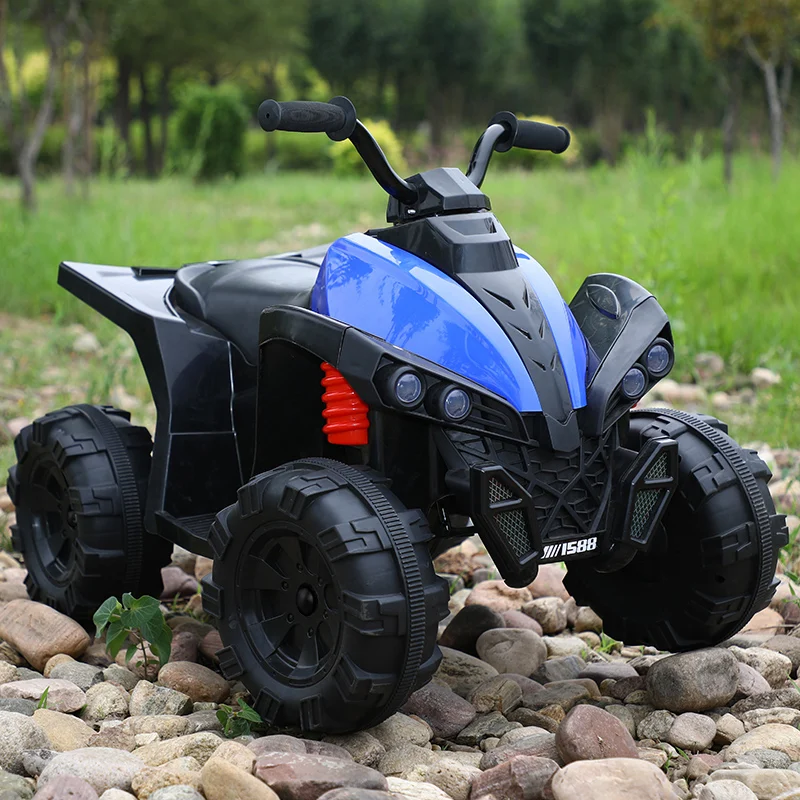 ATV electric pentru copii Wolf, 70W 12V, standard, albastru [18]