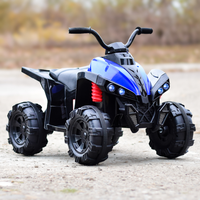 ATV electric pentru copii Wolf, 70W 12V, standard, albastru [4]