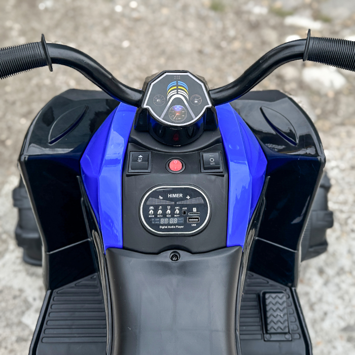 ATV electric pentru copii Wolf, 70W 12V, standard, albastru [16]