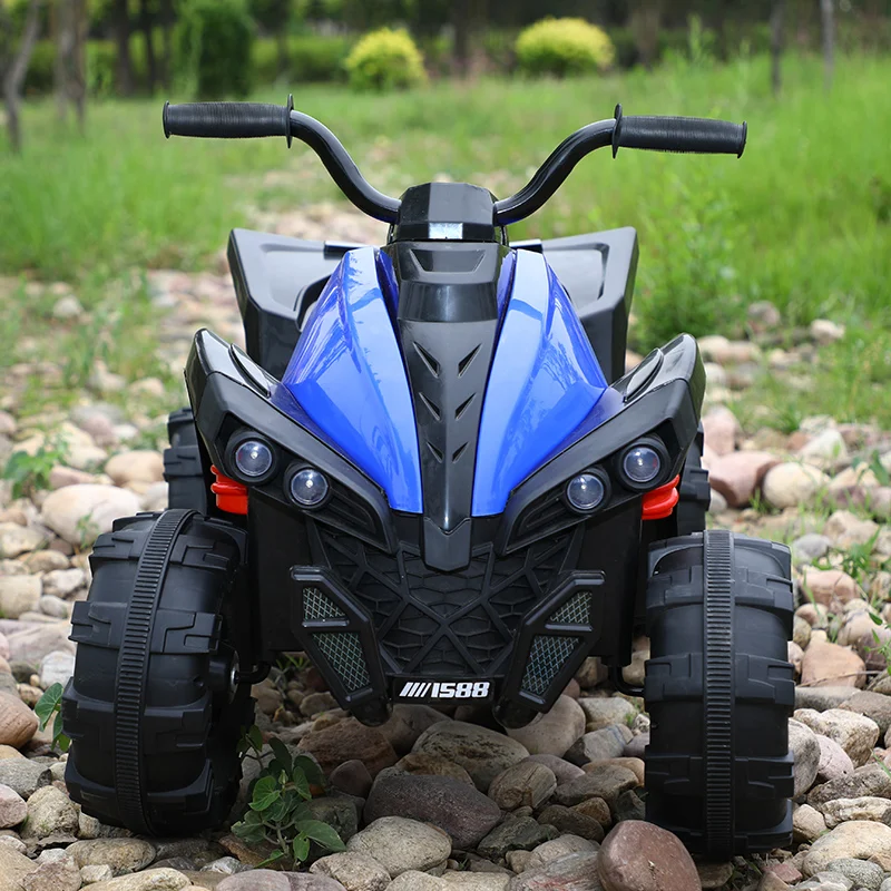 ATV electric pentru copii Wolf, 70W 12V, standard, albastru [19]