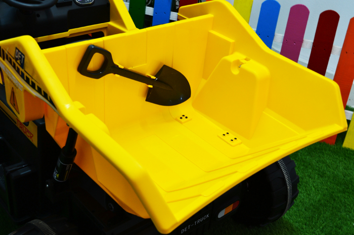 Basculanta electrica copii Kinderauto BJ797A, 4x4, 140W, baterie, 12V, standard, galbena [11]
