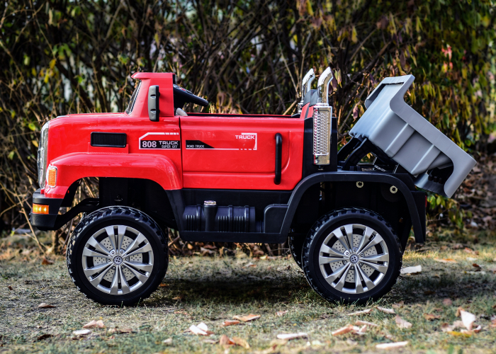 Basculanta electrica, pentru 2 copii, 4WD Truck 180W, 12V premium, rosie [22]