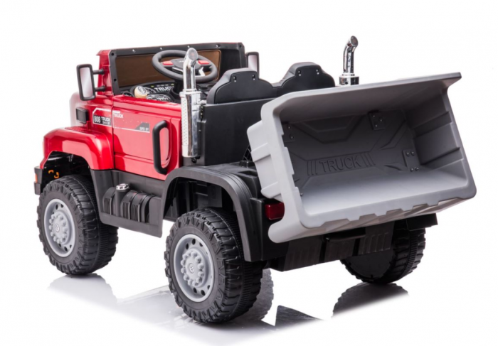 Basculanta electrica, pentru 2 copii, 4WD Truck 180W, 12V premium, rosie [10]