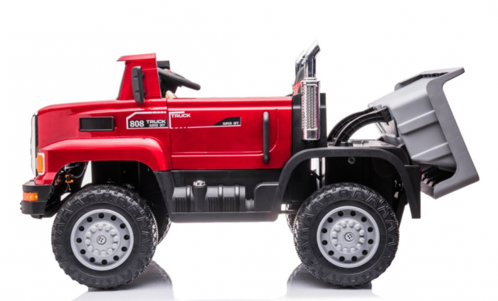 Basculanta electrica, pentru 2 copii, 4WD Truck 180W, 12V premium, rosie [7]