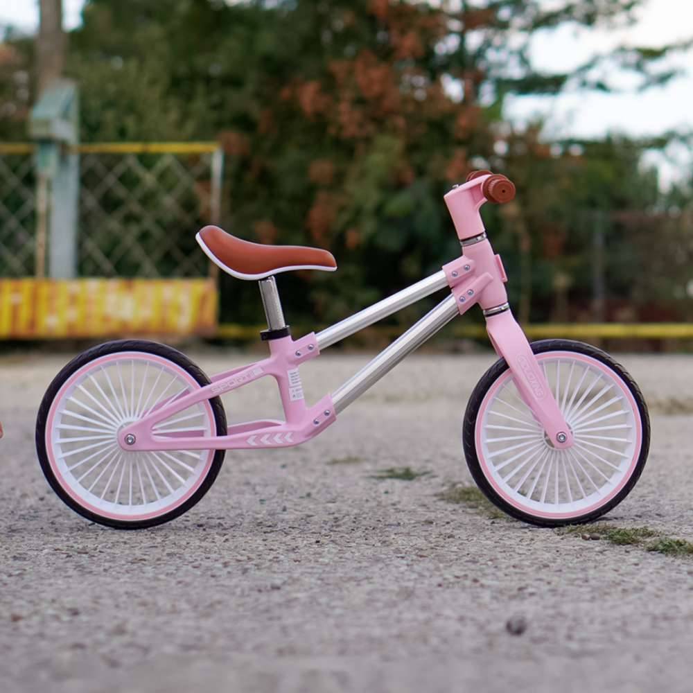 Kids’ Balance Bike, Ages 2-5 Years, 12-Inch Soft Foam Wheels, pink [7]