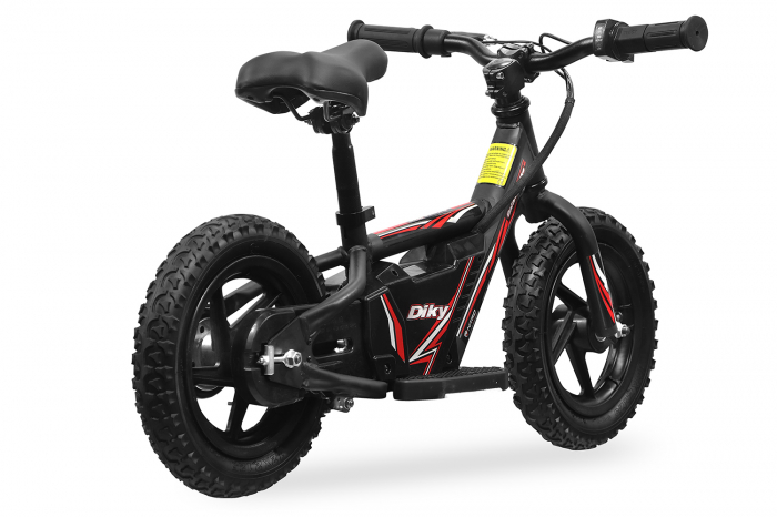 Bicicleta electrica fara pedale, Nitro Bike DIKY 180W 24V Lithium , Roti 12 inch, Rosu [10]