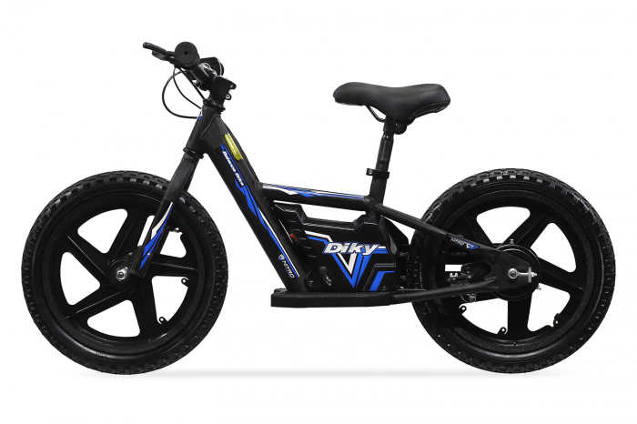 Electric bicycle without pedals, Nitro Bike DIKY 180W 24V Lithium, 16 inch wheels, Blue [8]