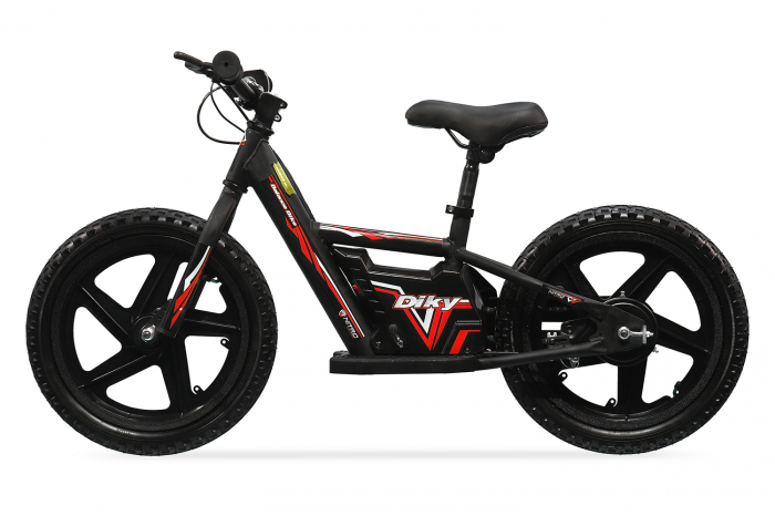Electric bicycle without pedals, Nitro Bike DIKY 180W 24V Lithium, 16 inch wheels, Red [1]