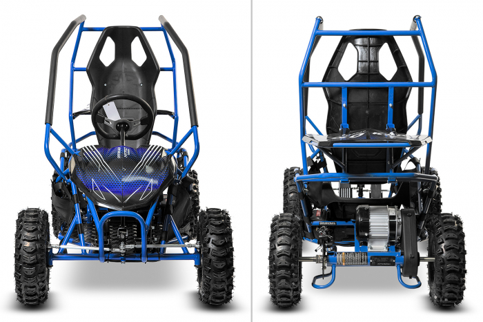 Buggy electric pentru copii NITRO Crosser 1000W 36V #Albastru [3]