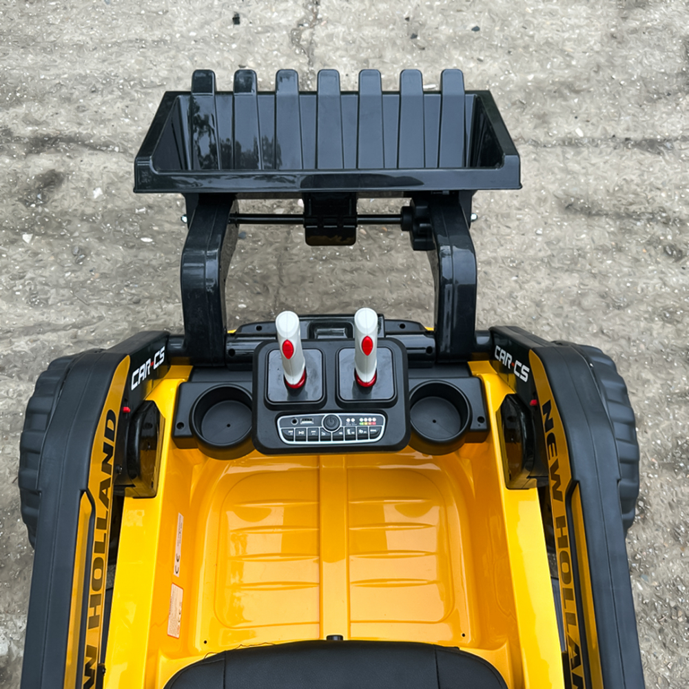 Kids Ride-On NEW Holland 12V 300W Electric Front Loader – Yellow [12]