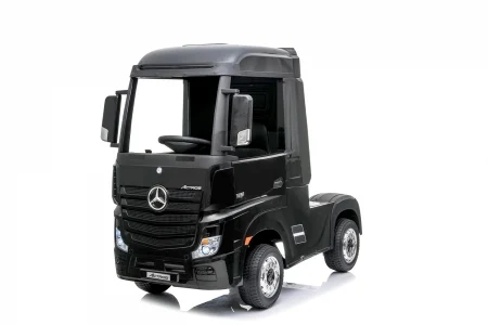 Camion electric copii Mercedes ACTROS cu platforma, 4x4, 180W, 12V, premium, negru [6]