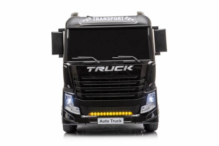 Kids electric ride-on truck with semi-trailer BJJ2011, 4x4, 140W, premium, black [2]